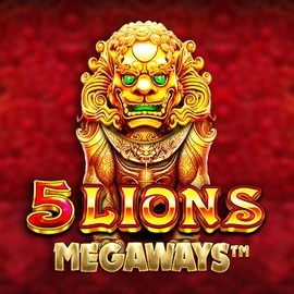 5 Lions Megaways logo by Pragmatic Play Lucky Wave Casino