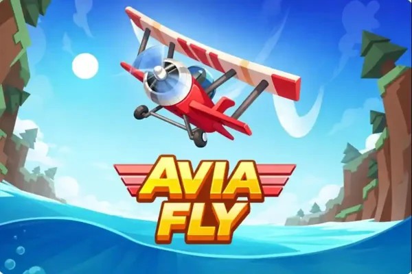 Avia Fly Game logo by InOut at Lucky Wave Casino