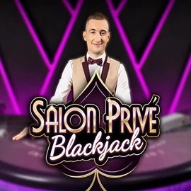 Official Live Casino logo: Blackjack Salon Privé by Ezugi at Lucky Wave Casino