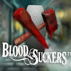 Official Slots logo: Blood Suckers by NetEnt at Lucky Wave Casino