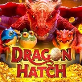 Dragon Hatch slot logo by PG Soft at Lucky Wave Casino