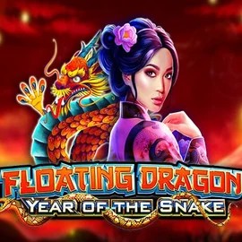 Floating Dragon Year of the Snake slot visual from Pragmatic Play available on lucky-wavecasino.com
