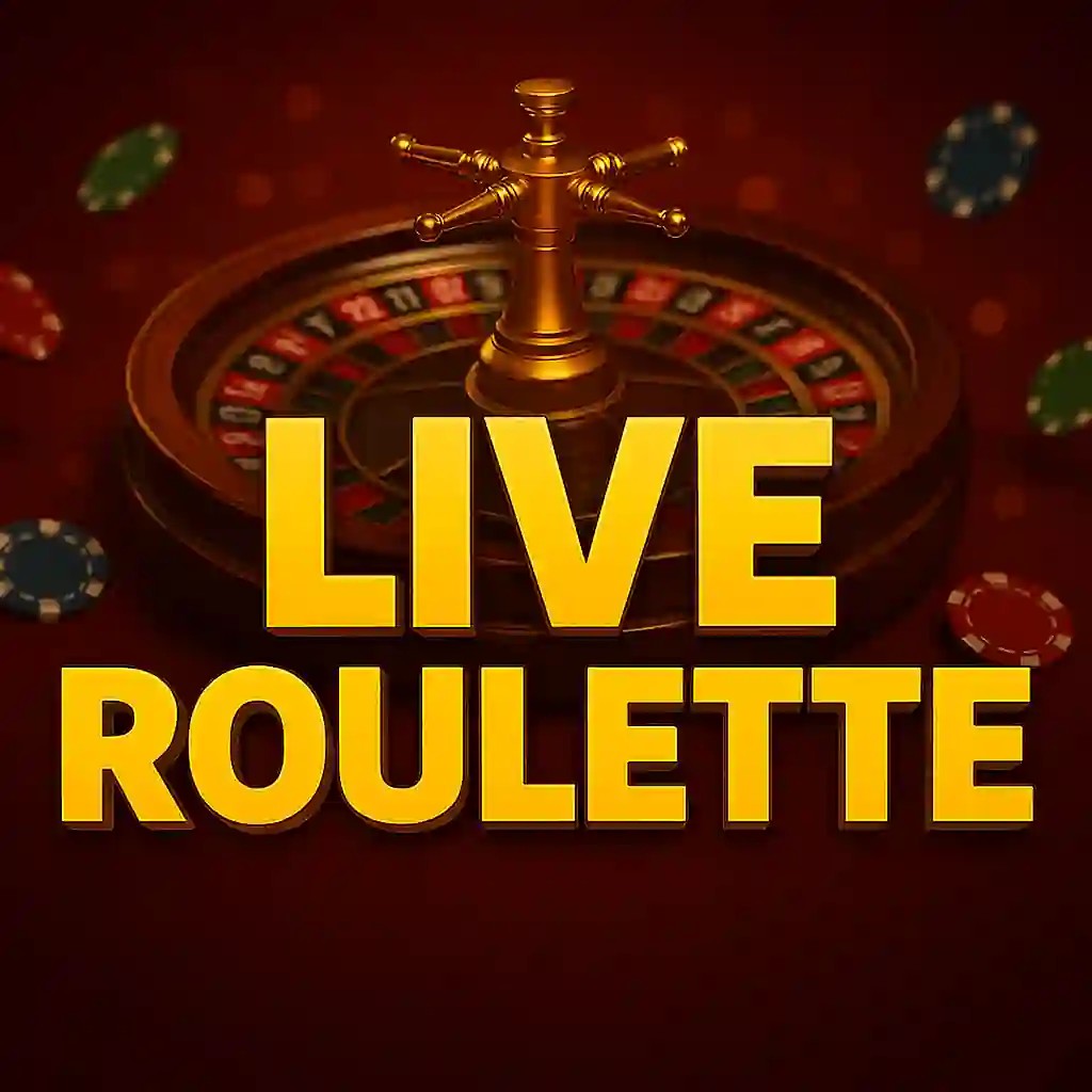Live Roulette logo by Evolution at Lucky Wave Casino
