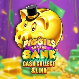 Try Piggies And The Bank Cash Collect &amp; Link slot by Origins on lucky-wavecasino.com – logo image