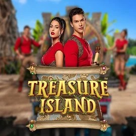 Treasure Island online game logo by Pragmatic Play on lucky-wavecasino.com